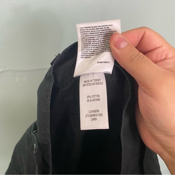 Agolde Daria Utility Pant Black Sz‎ 32 Ankle - Picture 8 of 8